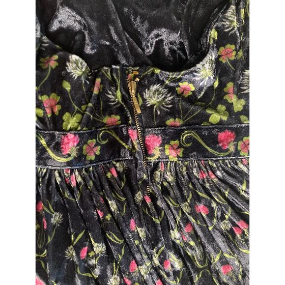 Agua Bendita Delirio Trebol Multicolored Floral Mini Dress Size: S - Picture 5 of 12